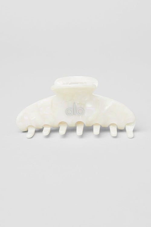 90's Claw Clip - White Pearl