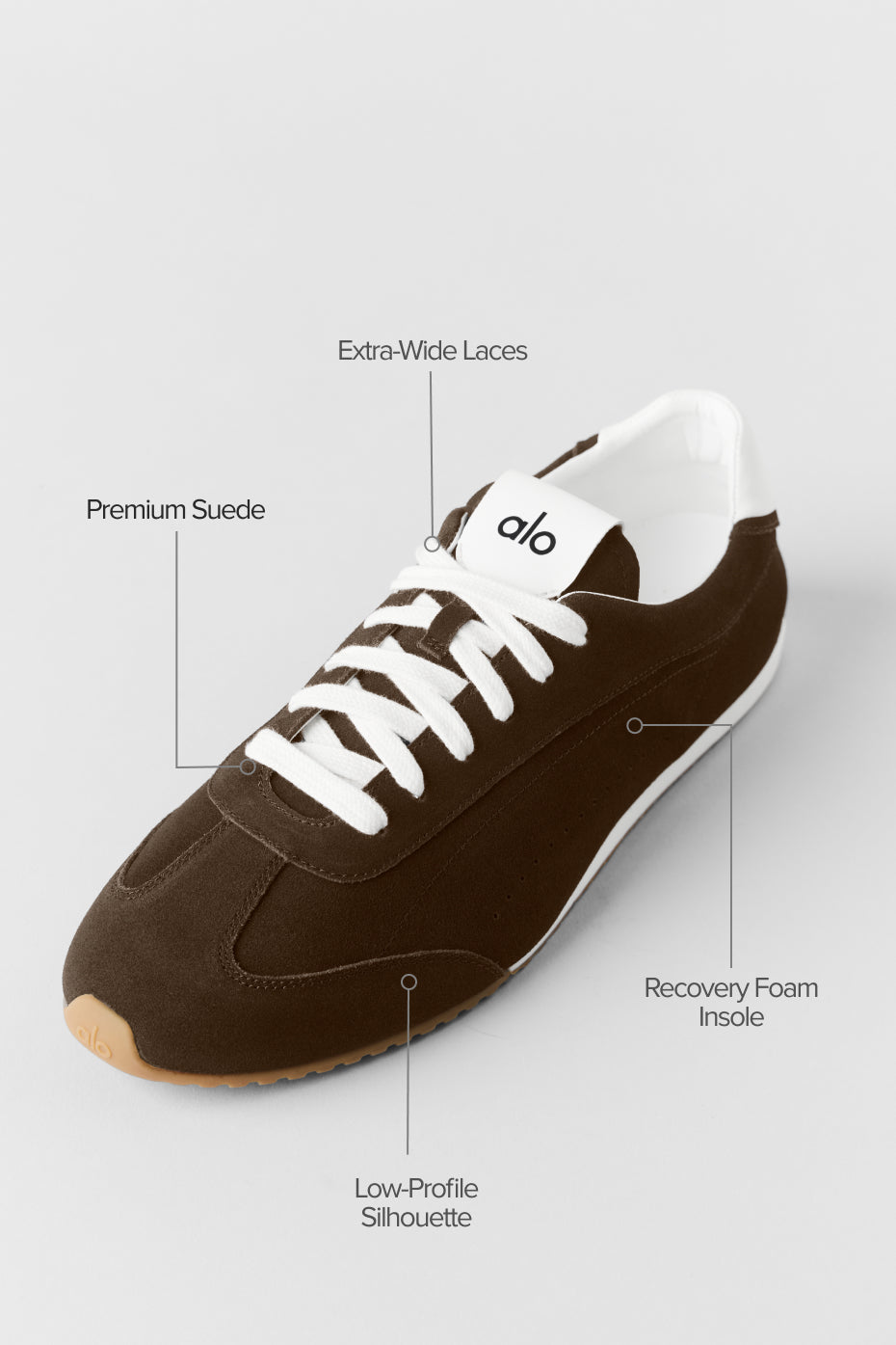 ALO Sunset Sneaker - Espresso