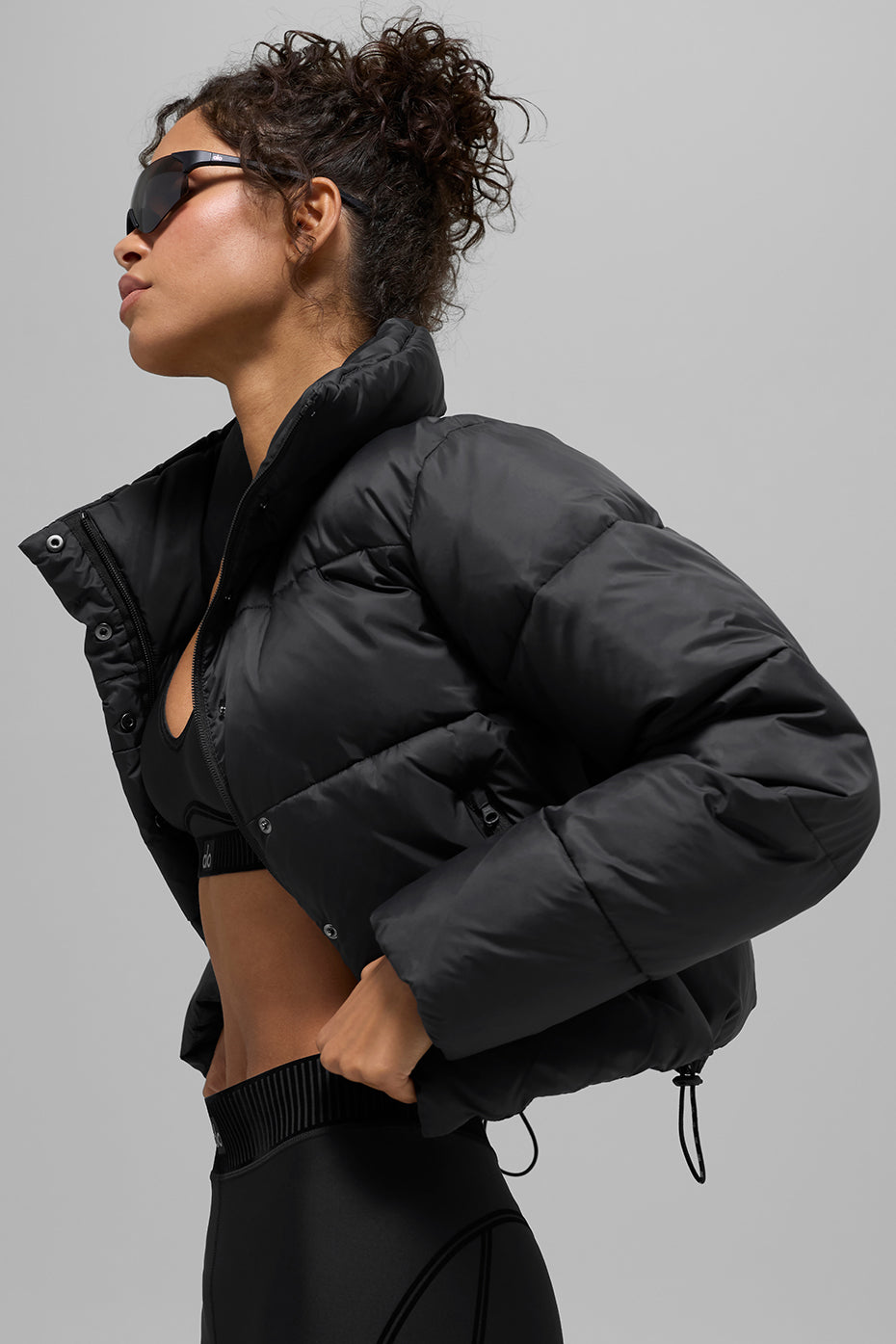 Gold Rush Puffer - Black