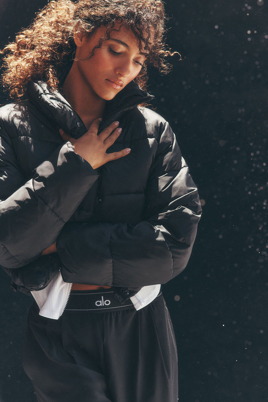Gold Rush Puffer - Black