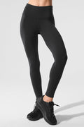 7/8 High-Waist Airbrush Legging - Black